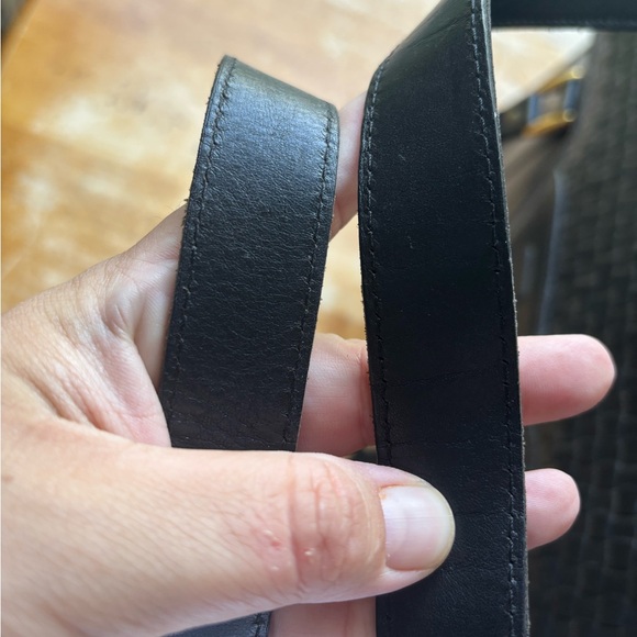 Hartmann Vintage Black Woven Leather Briefcase, Rare, Unisex - Picture 9 of 14